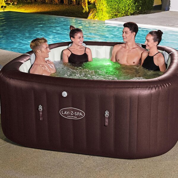 Lay-Z-Spa Maldives Hydrojet EnergySense masszázsmedence 201 x 201 x 80 cm 2025