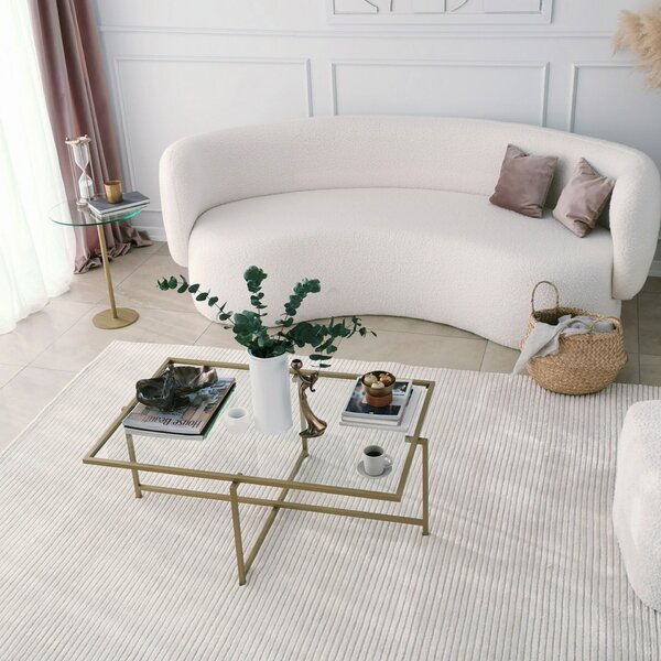 Hanah Home Coffee Table Gold Sun S410