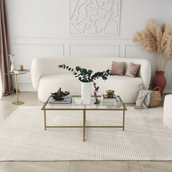 Hanah Home Coffee Table Gold Sun S410