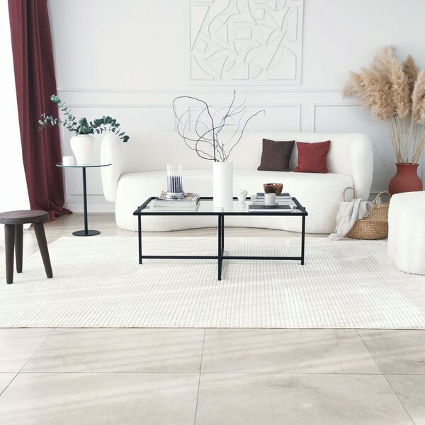 Hanah Home Sun S408 Fekete Dohányzóasztal