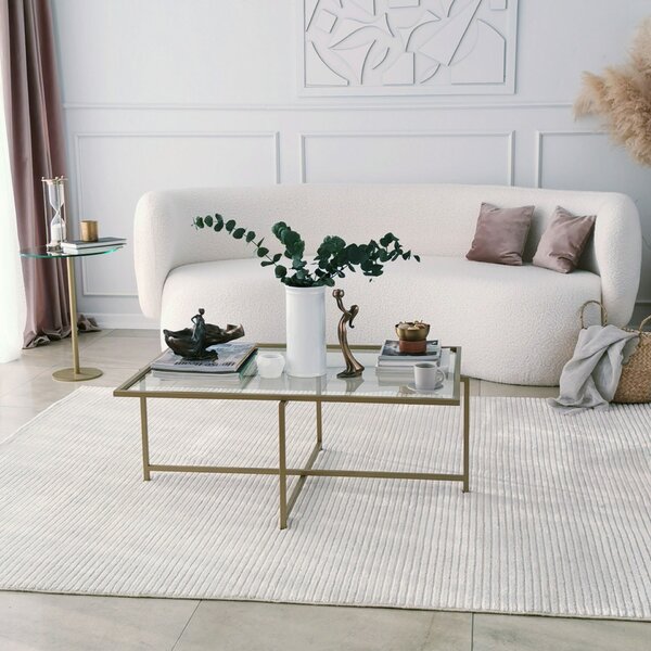 Hanah Home Coffee Table Gold Sun S410