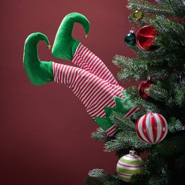 X-MAS mozgó dekoráció, manóláb