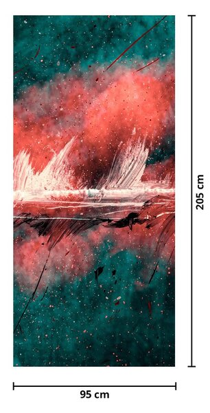 Fotótapéta ajtóra - Robbanás kerozinban (95x205cm)