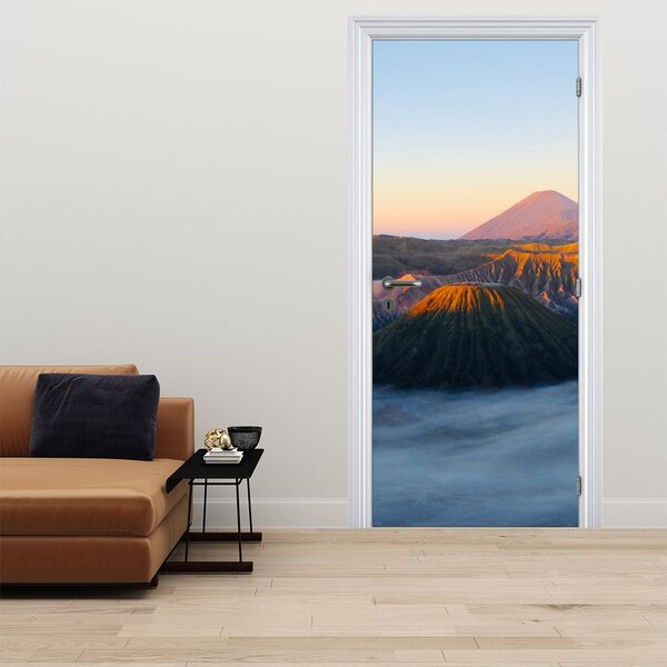 Falikép az ajtónál - Mount Bromo Indonéziában (95x205cm)