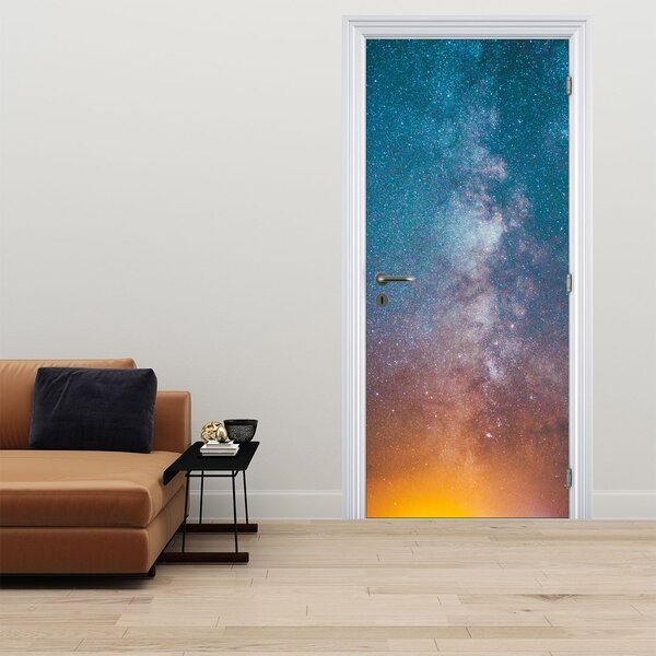 Fotótapéta ajtóra - Tejút (95x205cm)
