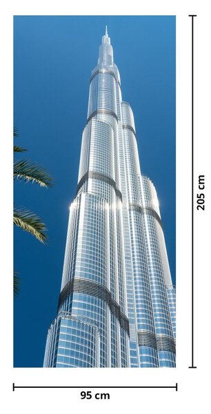 Fotótapéta ajtóra - Burj Khalifa (95x205cm)