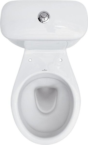 Cersanit elnök, kombi WC öblítéssel 3 / 6l, függőleges lefolyó + antibakteriális ülőke polipropilénből, fehér, K08-029