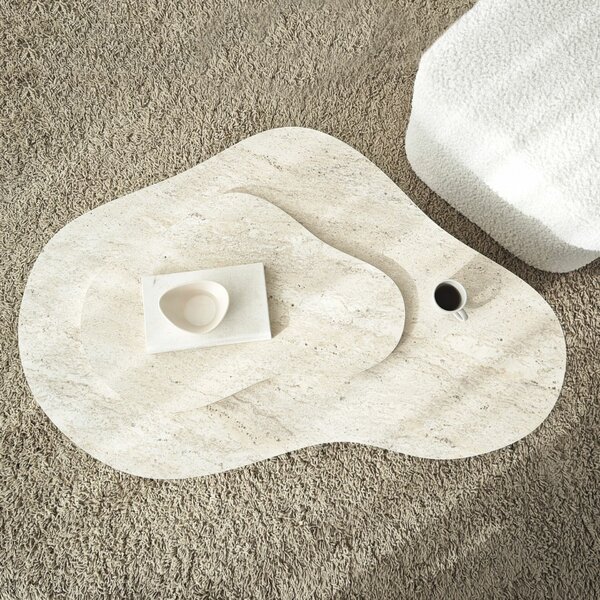 Hanah Home Coffee Table Travertine Melted - Travertine