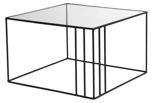 Hanah Home Dohányzóasztal Fekete Kerettel - Fekete