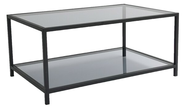 Hanah Home Coffee Table Fume Black Astro sehpa / füme temperli cam S400F