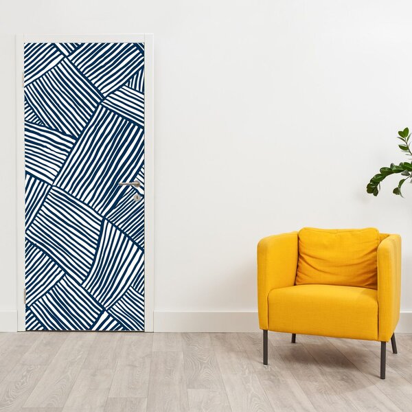 Fotótapéta ajtóra - 3D vonal (95x205cm)