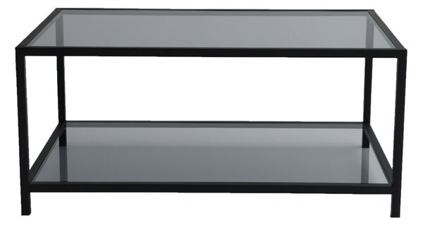 Hanah Home Coffee Table Fume Black Astro sehpa / füme temperli cam S400F