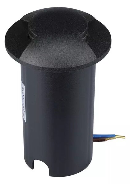 V-TAC 1W DC12V kültéri, 2 irányú talajlámpa, fekete, IP67, hideg fehér - SKU 211468