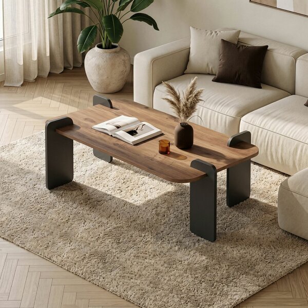 Hanah Home Coffee Table Atlantic Pine Anthracite Renard - Atlantic Pine, Anthracite