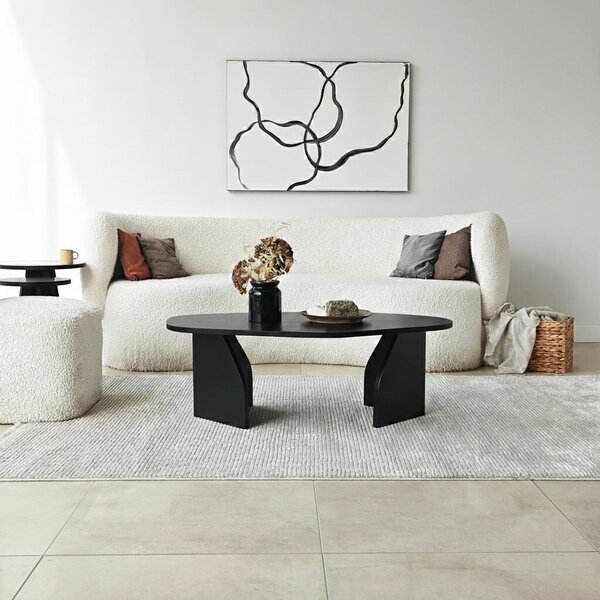 Hanah Home Black Nova Dohányzóasztal - Fekete