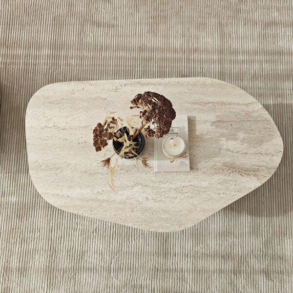 Hanah Home Dohányzóasztal Travertine Fume Nova - Travertine, Fume