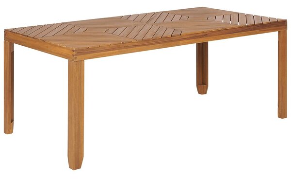Kerti asztal BARATTI 180 cm 90 cm Akácfa Barna
