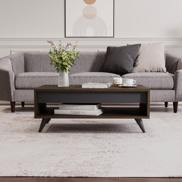Hanah Home Coffee Table Walnut Century - Walnut