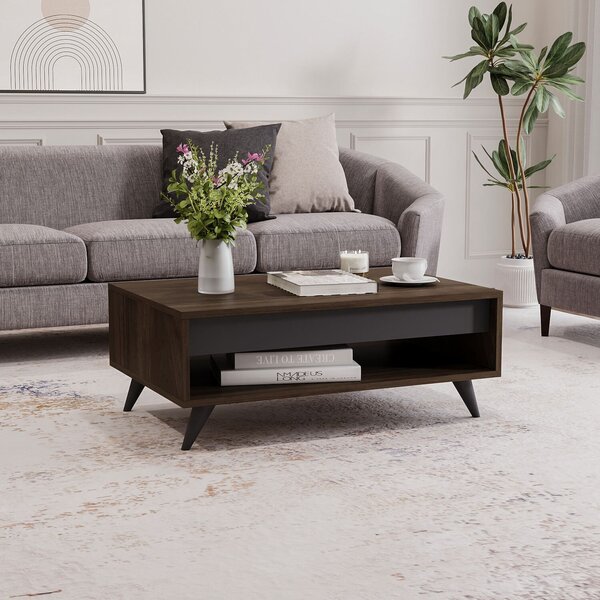 Hanah Home Coffee Table Walnut Century - Walnut