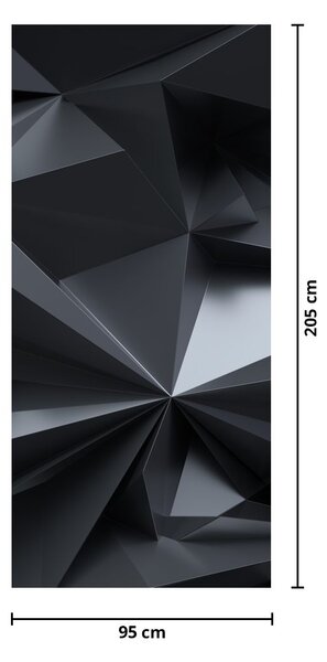 Fotótapéta ajtóra - Geometriai absztrakció (95x205cm)