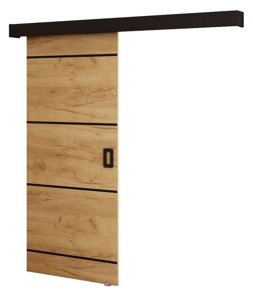 BORISA 3 tolóajtó - 90 cm, kézműves tölgyfa