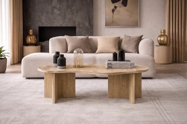 Hanah Home Sapphire Oak Messina dohányzóasztal