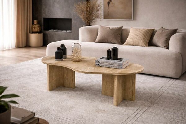 Hanah Home Sapphire Oak Messina dohányzóasztal