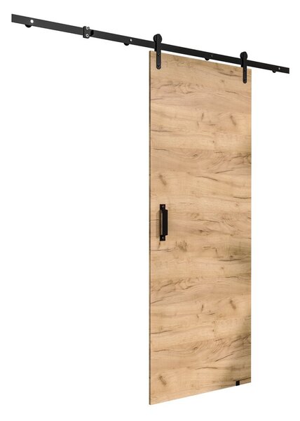 Tolóajtó LEONTINA 1 szerelvényekkel - 90 cm, craft tölgy