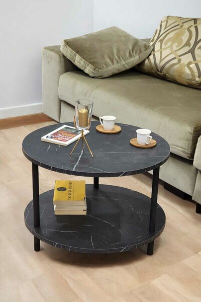 Hanah Home Coffee Table Marble Peka-0008 - Marble