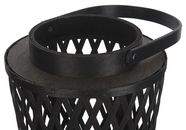 Lámpás MACTAN Bambusz 38 cm Fekete