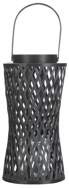 Lámpás MACTAN Bambusz 38 cm Fekete