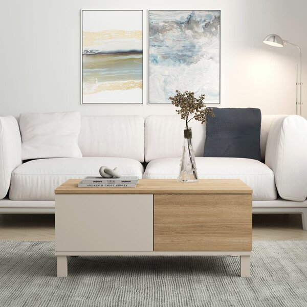 Hanah Home Dohányzóasztal Homok Tölgy hatású - MD2-CS