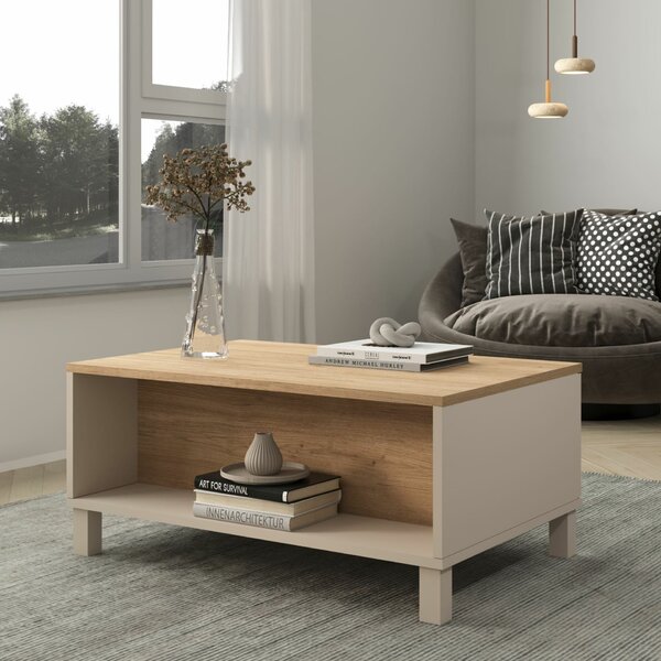 Hanah Home Dohányzóasztal Homok Tölgy hatású - MD2-CS