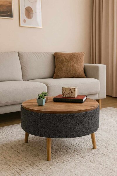 Hanah Home Dohányzóasztal Antracit Iris - Antracit