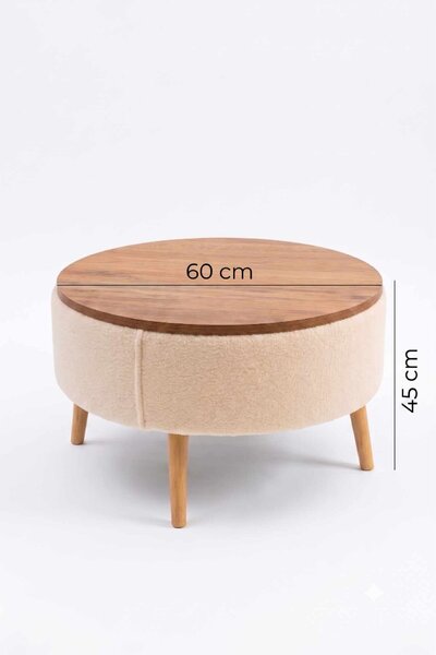 Hanah Home Coffee Table Brown Iris - Brown