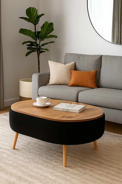 Hanah Home Luno dohányzóasztal - fekete
