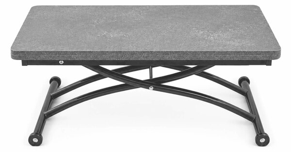 Hanah Home Dohányzóasztal Black Mini Juppo Ext - Black Eagle, Fekete