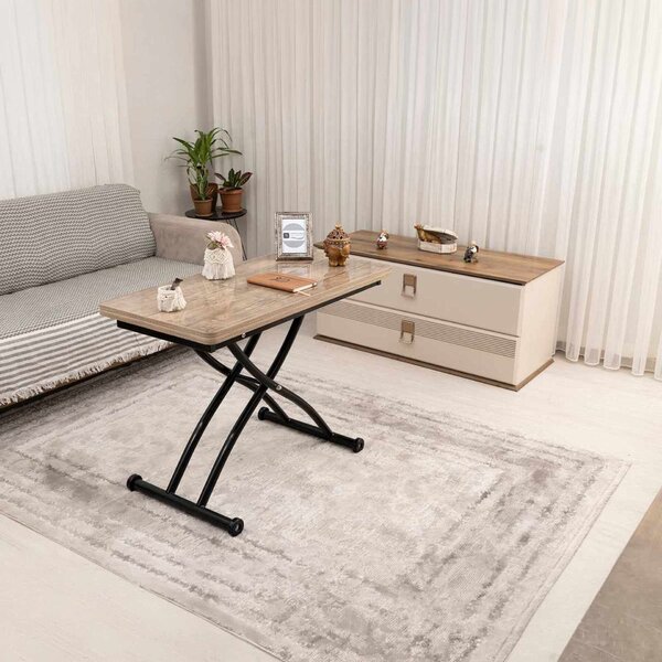 Hanah Home Mini Juppo Ext dohányzóasztal - antik fekete