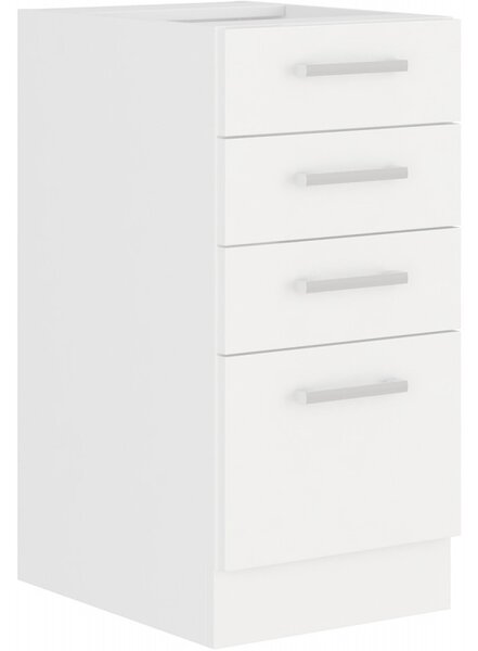 Fiókos konyhaszekrény EDISA - szélesség 40 cm, fehér