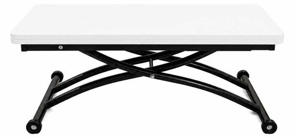 Hanah Home Mini Juppo Ext dohányzóasztal - fehér, fekete