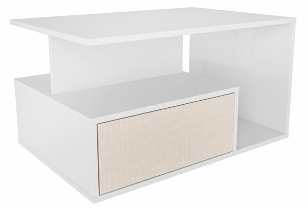 Hanah Home Coffee Table Beige White Mana - Beige, White