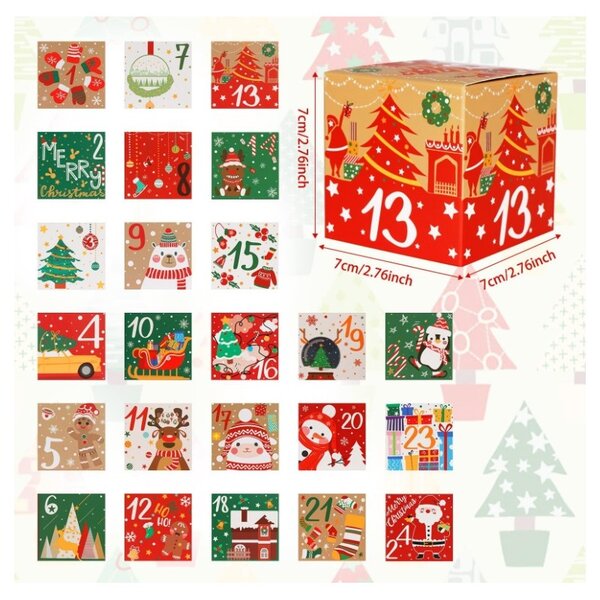 Adventi naptár BOXMAS DIY, 24 doboz