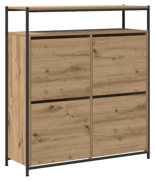Cipőszekrény polcokkal Artisan tölgy 100 x 34 x 112 cm Faanyag