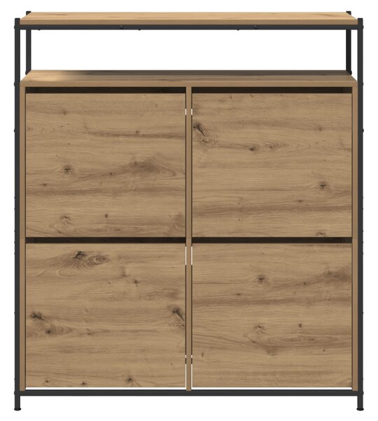 Cipőszekrény polcokkal Artisan tölgy 100 x 34 x 112 cm Faanyag
