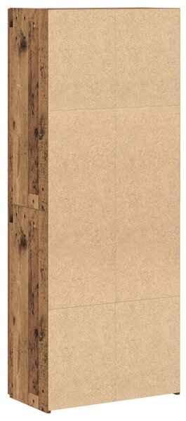 Magas Szekrény Régi Fa 60 x 32 x 153 cm - mérnöki fából készült