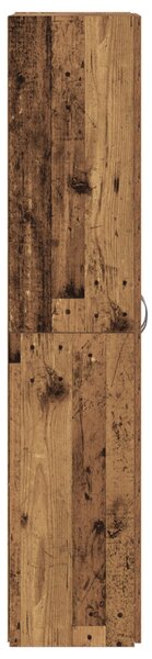 Magas Szekrény Régi Fa 60 x 32 x 153 cm - mérnöki fából készült