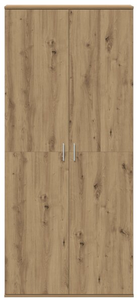 Highboard 80 x 35 x 180 cm Faanyag kézműves tölgy
