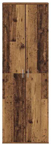 Felsőszekrény Régi Fa 60x35x180 cm Műszaki Fa