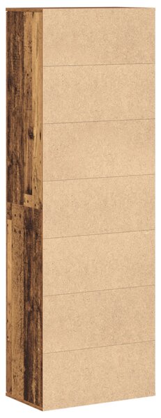 Felsőszekrény Régi Fa 60x35x180 cm Műszaki Fa