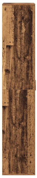 Magas Szekrény Régi Fa 70x35x180 cm Műgyanta